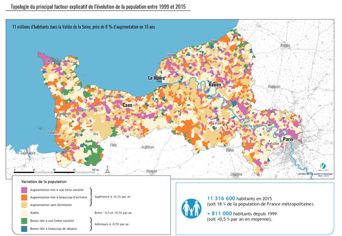 Carte - Les dynamiques de peuplement