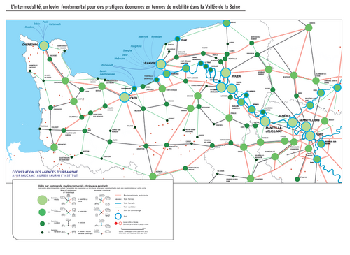 Carte - L'intermodalité et les pratiques économes, leviers pour une mobilité durable dans la Vallée de la Seine