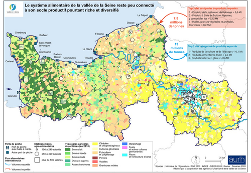 Carte - Dynamiques agricoles et alimentaires