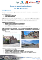 Etude de requalification du site TECHNOR au Havre