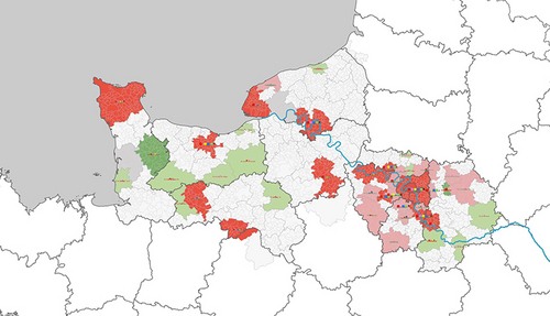 Webmap - Dynamiques de l'enseignement supérieur et de la recherche